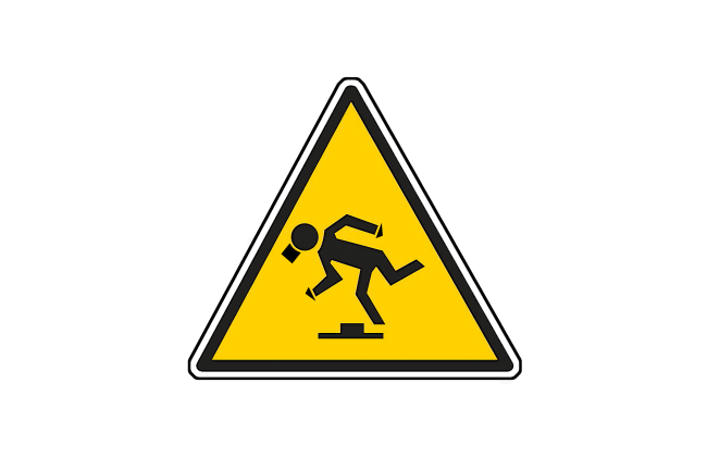 Falling hazard